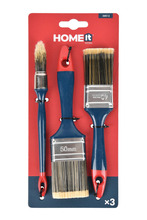 Penselset Platt- & rundpensel 3 delar Home>it